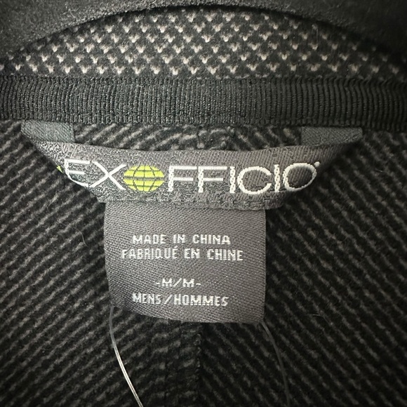 NWT EXOFFICIO Vergio Fleece Jacket M Men’s Gray Full‎ Zip Outdoor Techwear Style - Picture 10 of 11